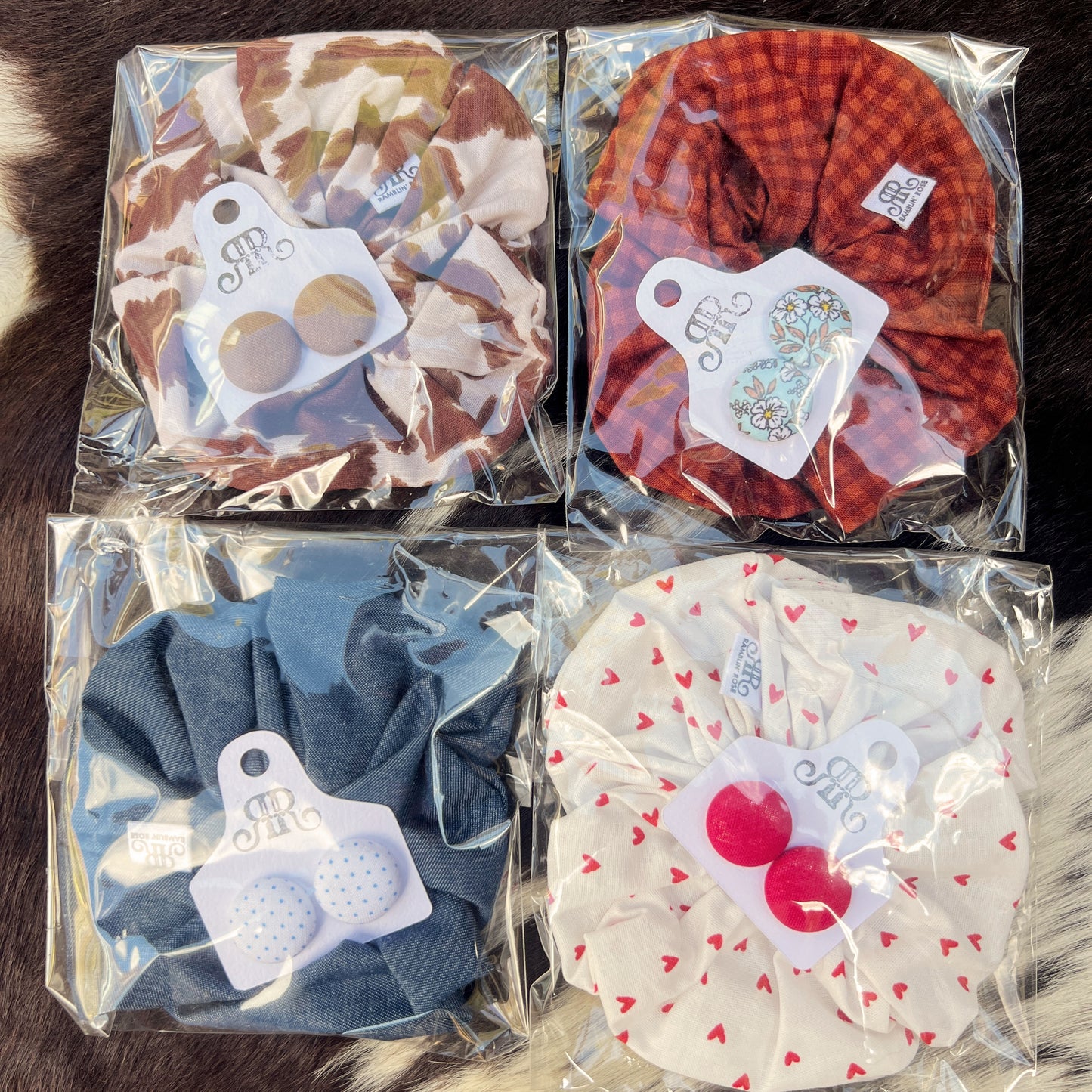 Scrunchie & Earring Set
