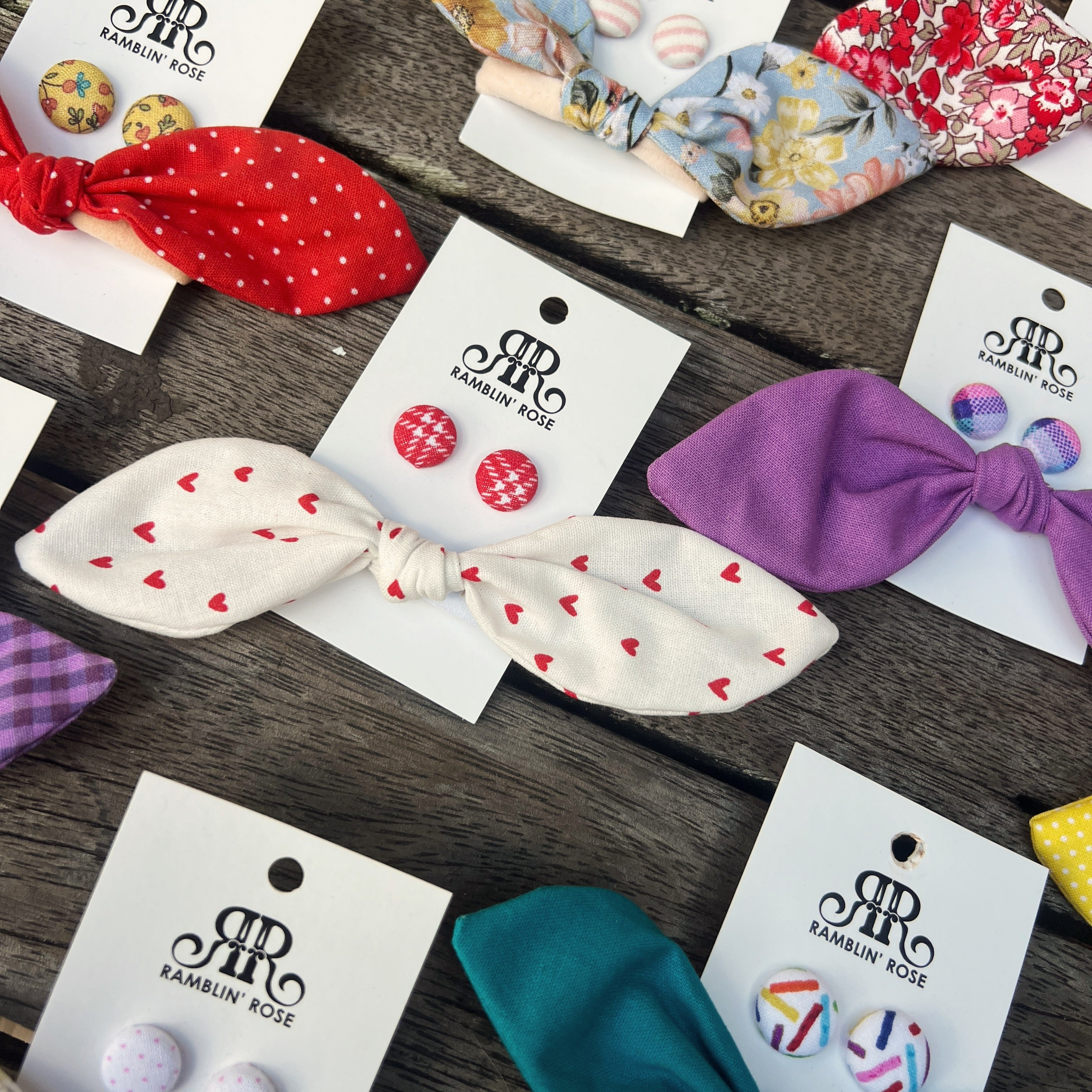 Hair Bow & Earring Sets