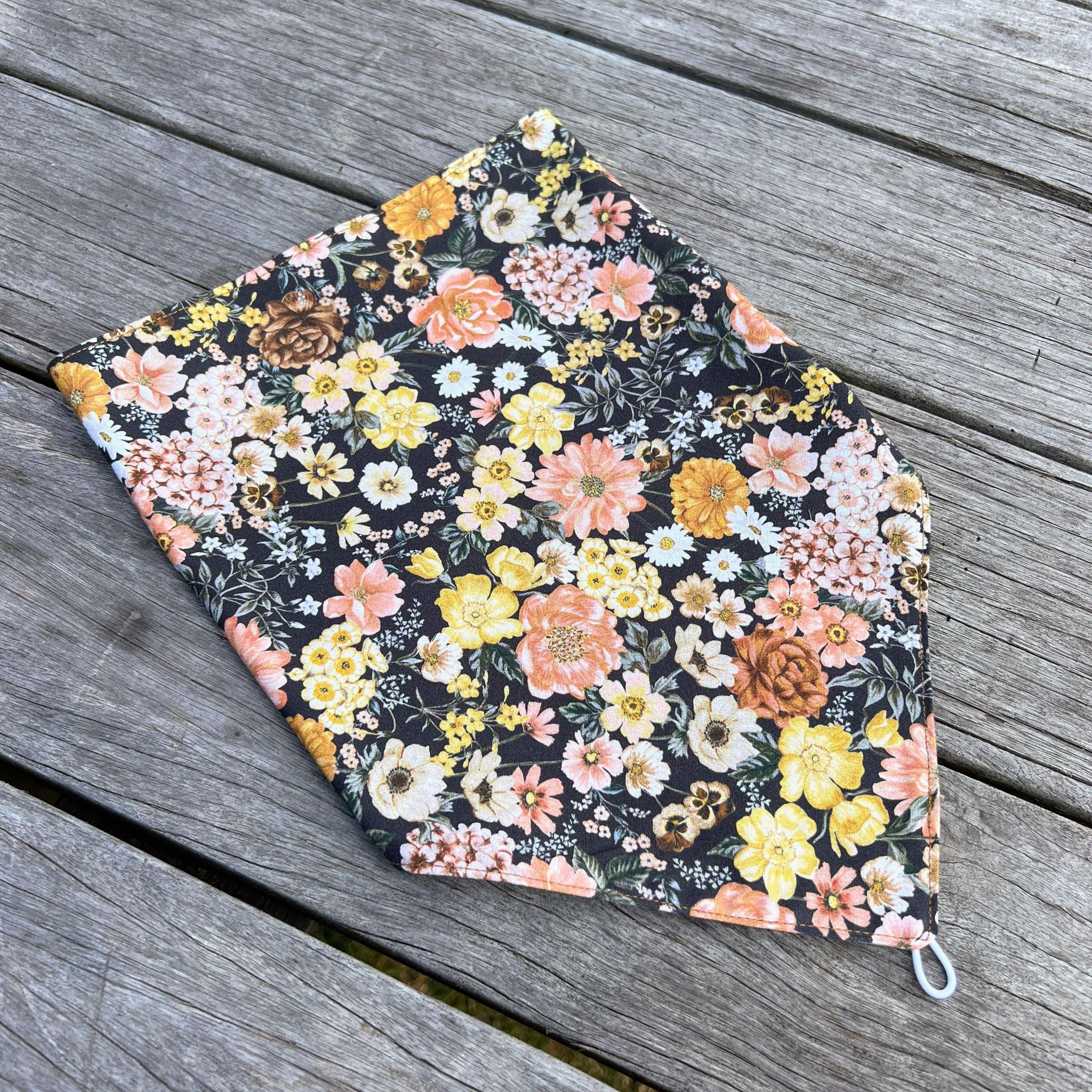 'Loretta - Charcoal' Neck Scarf