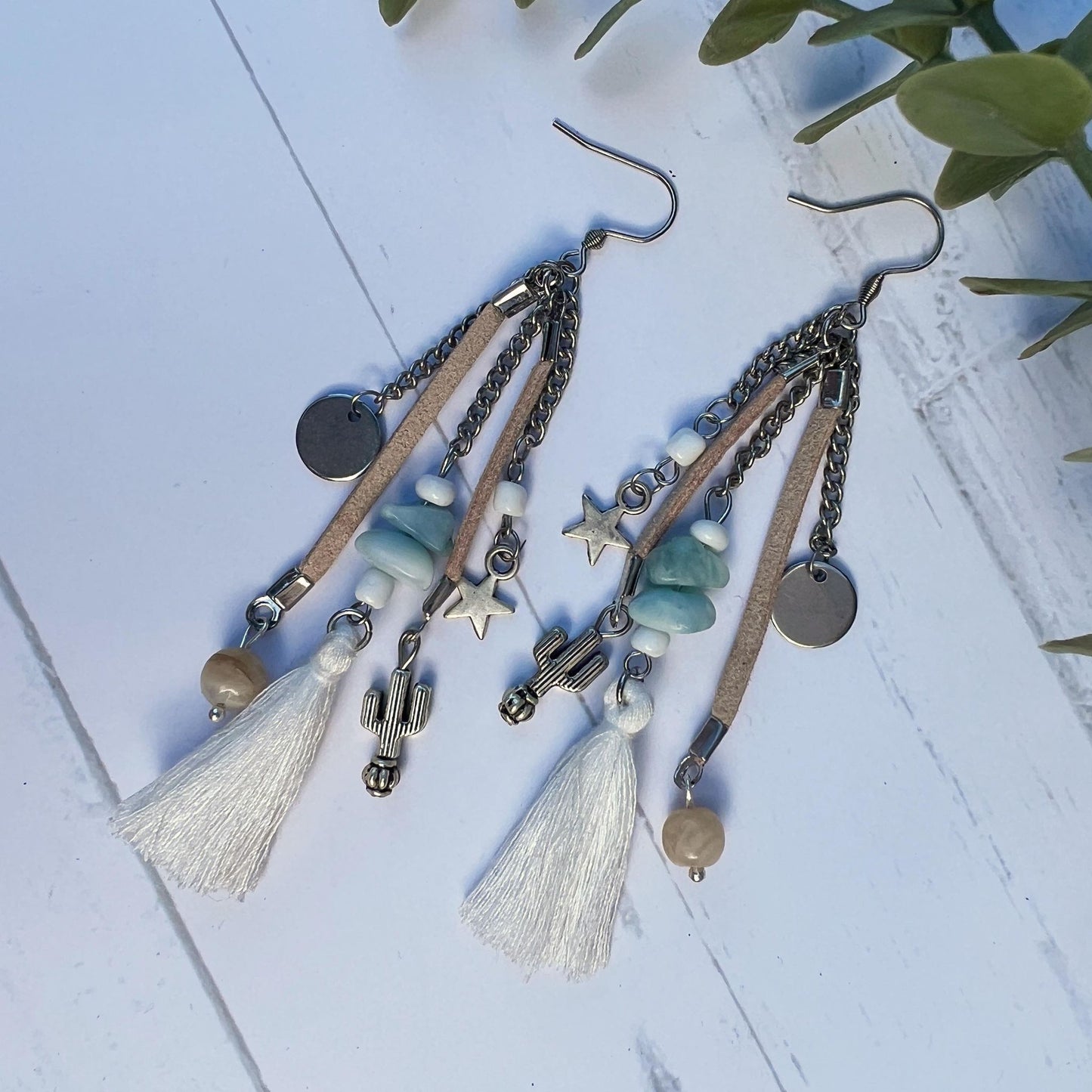 'Gypsy' Charmed Drop Earrings