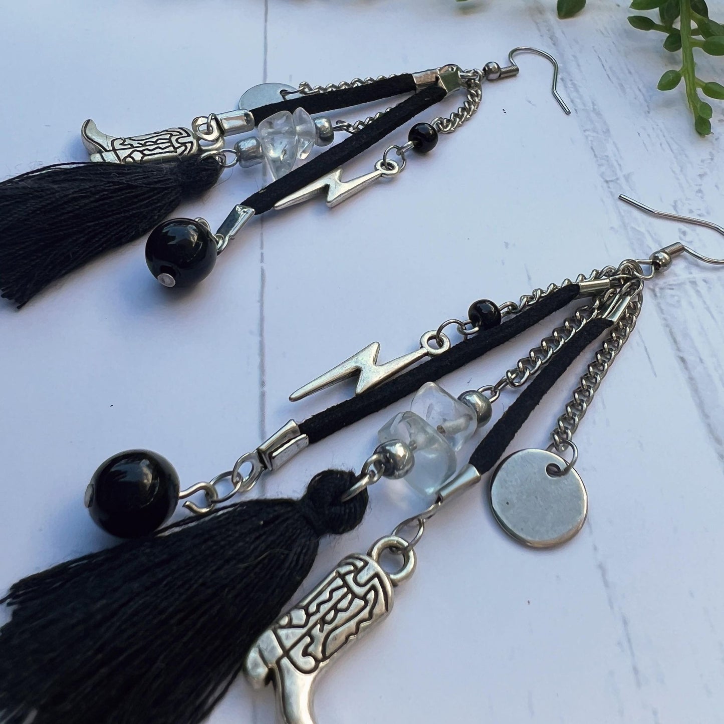 'Hillbilly Deluxe' Charmed Drop Earrings