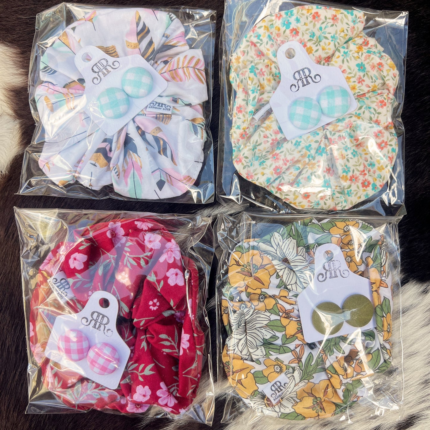 Scrunchie & Earring Set