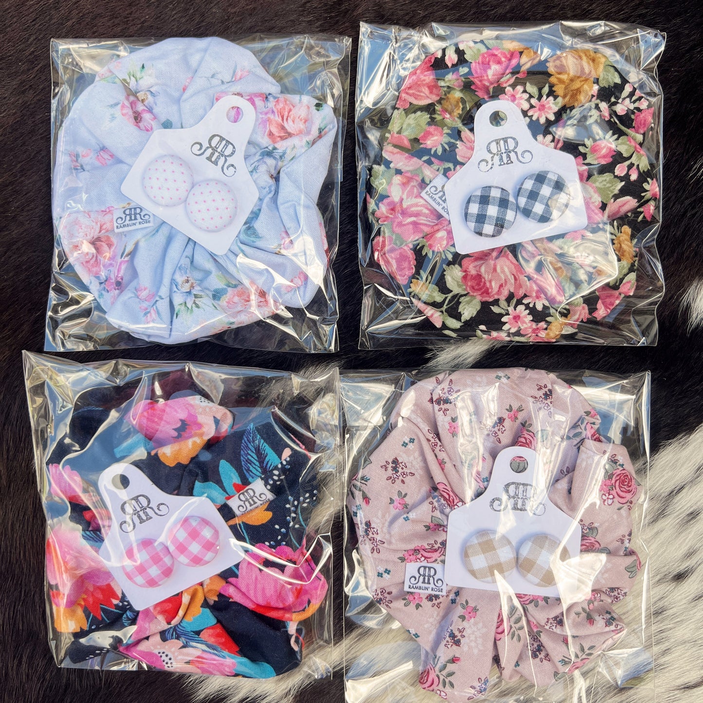 Scrunchie & Earring Set