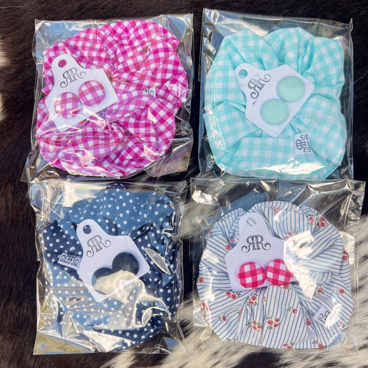 Scrunchie & Earring Set