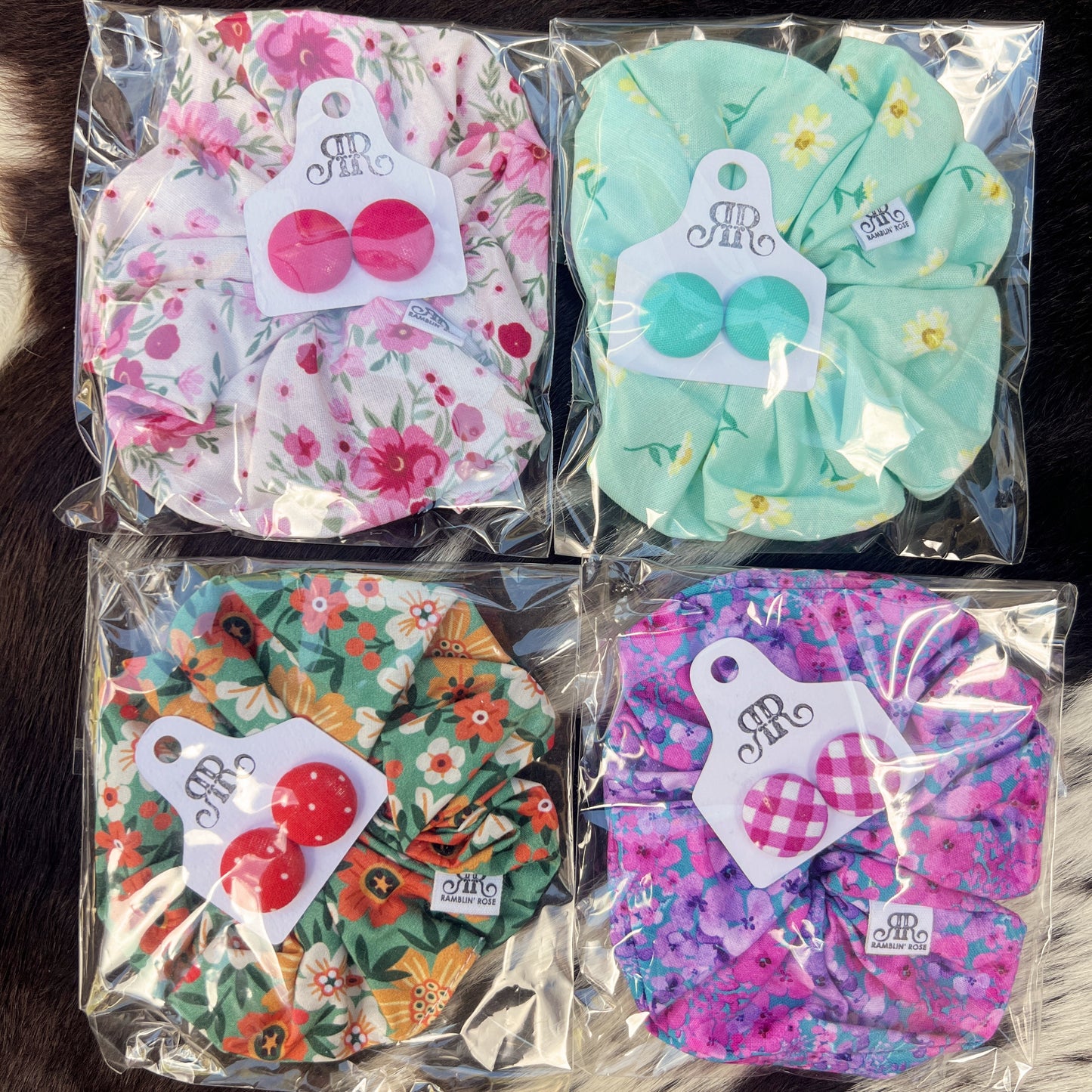 Scrunchie & Earring Set
