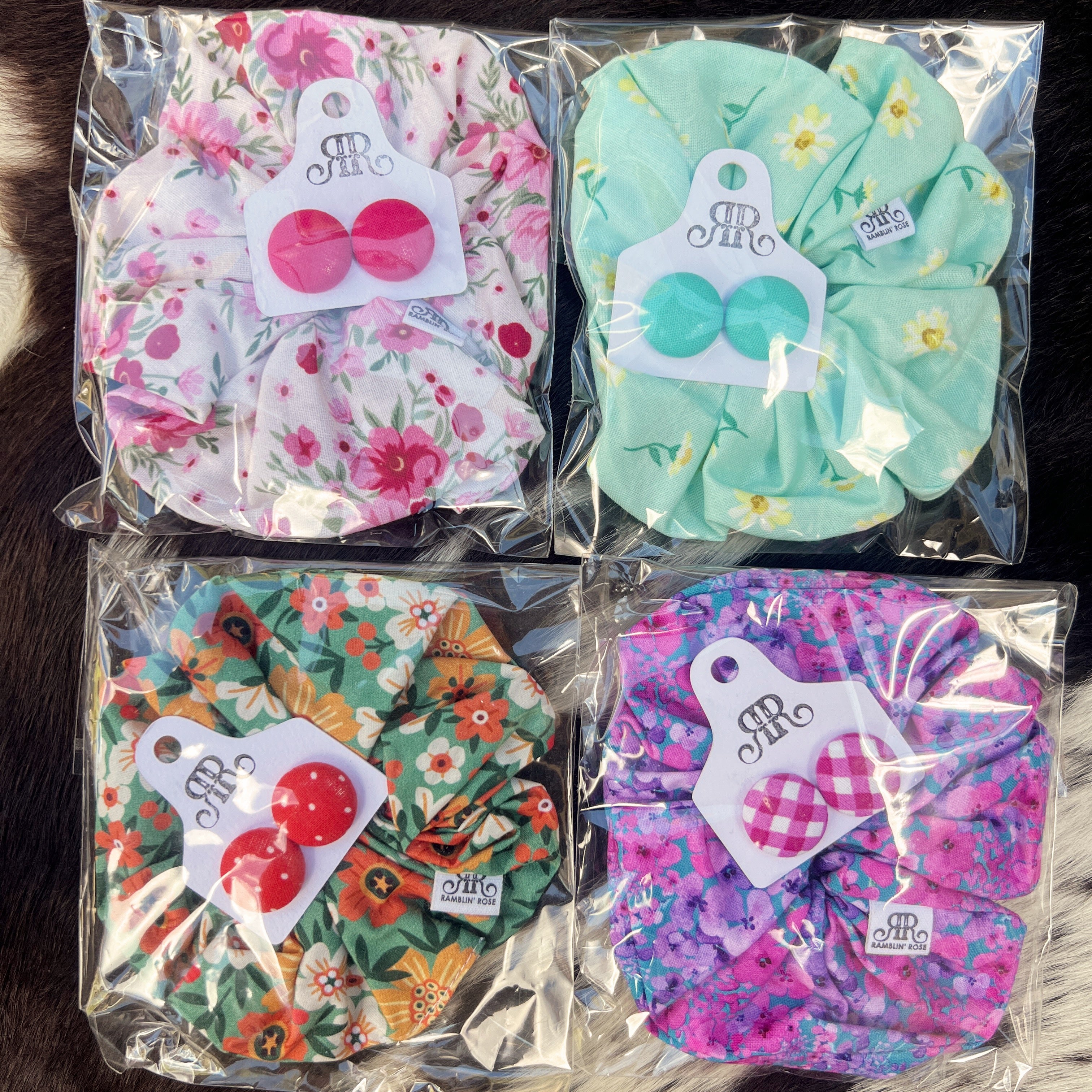 Scrunchie & Earring Set