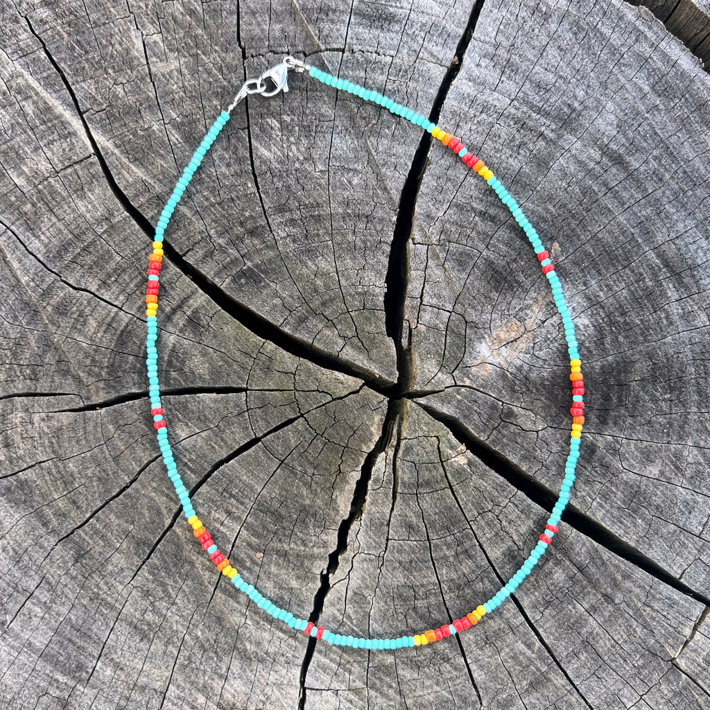 Bright Beaded Choker
