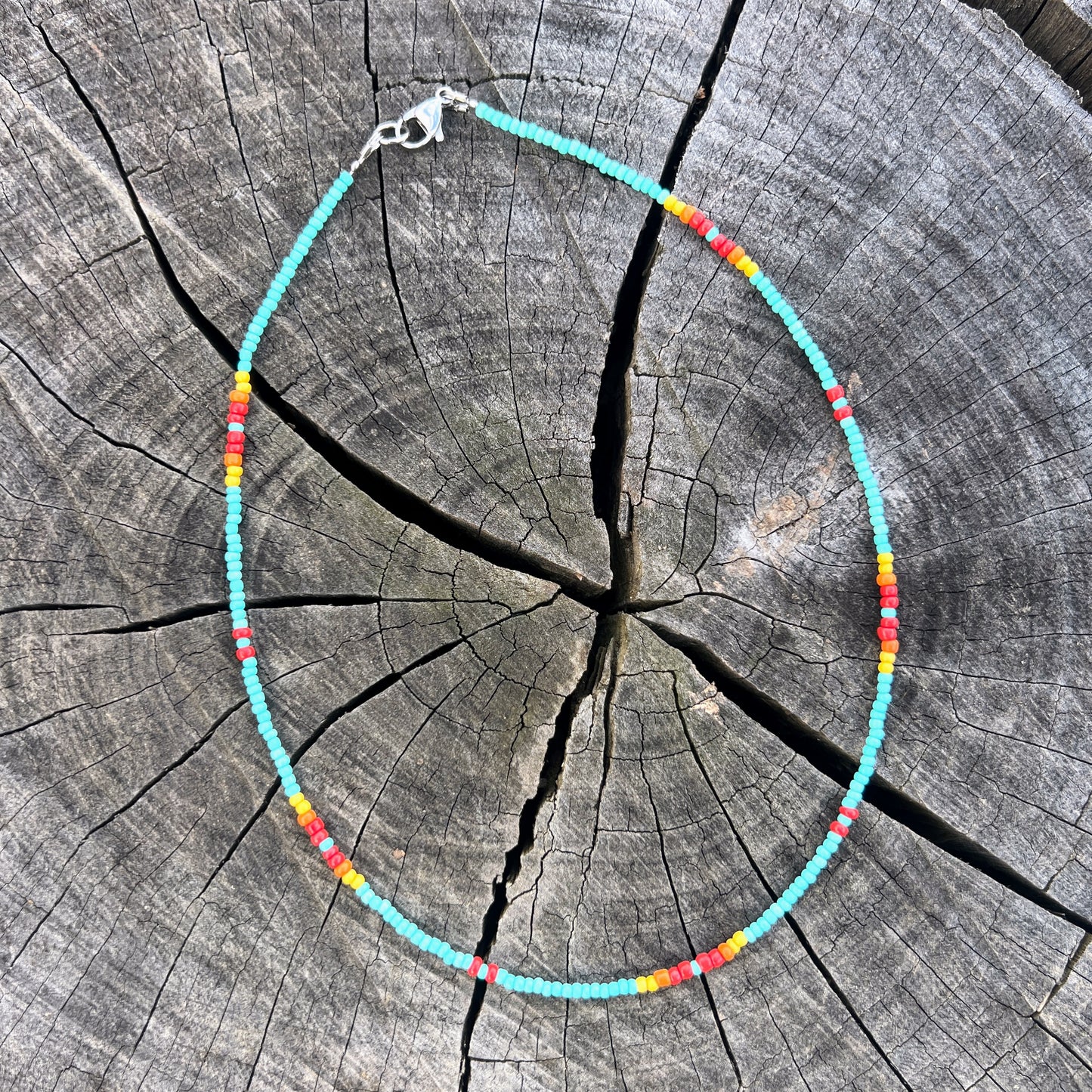 Bright Beaded Choker