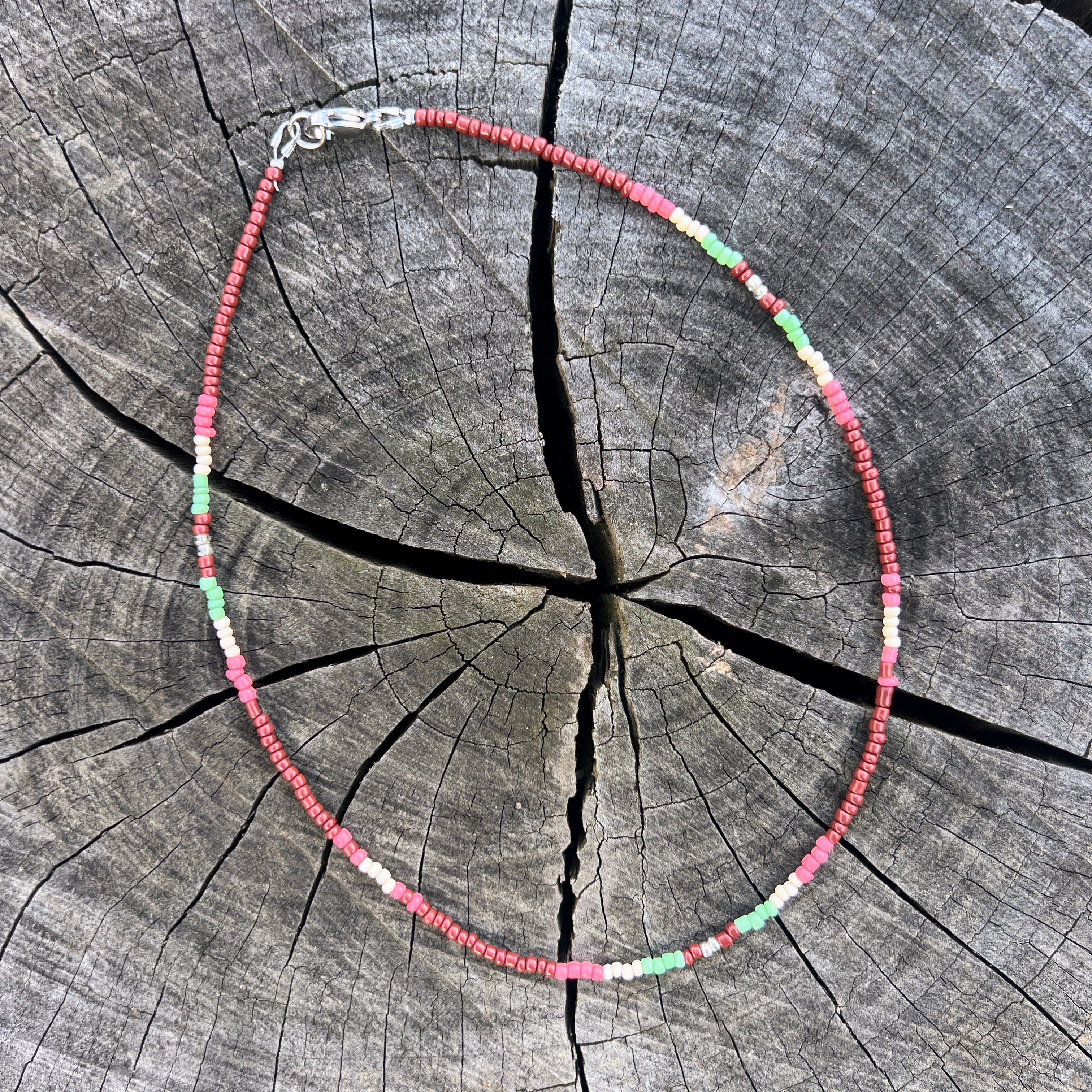 Pastel Beaded Choker
