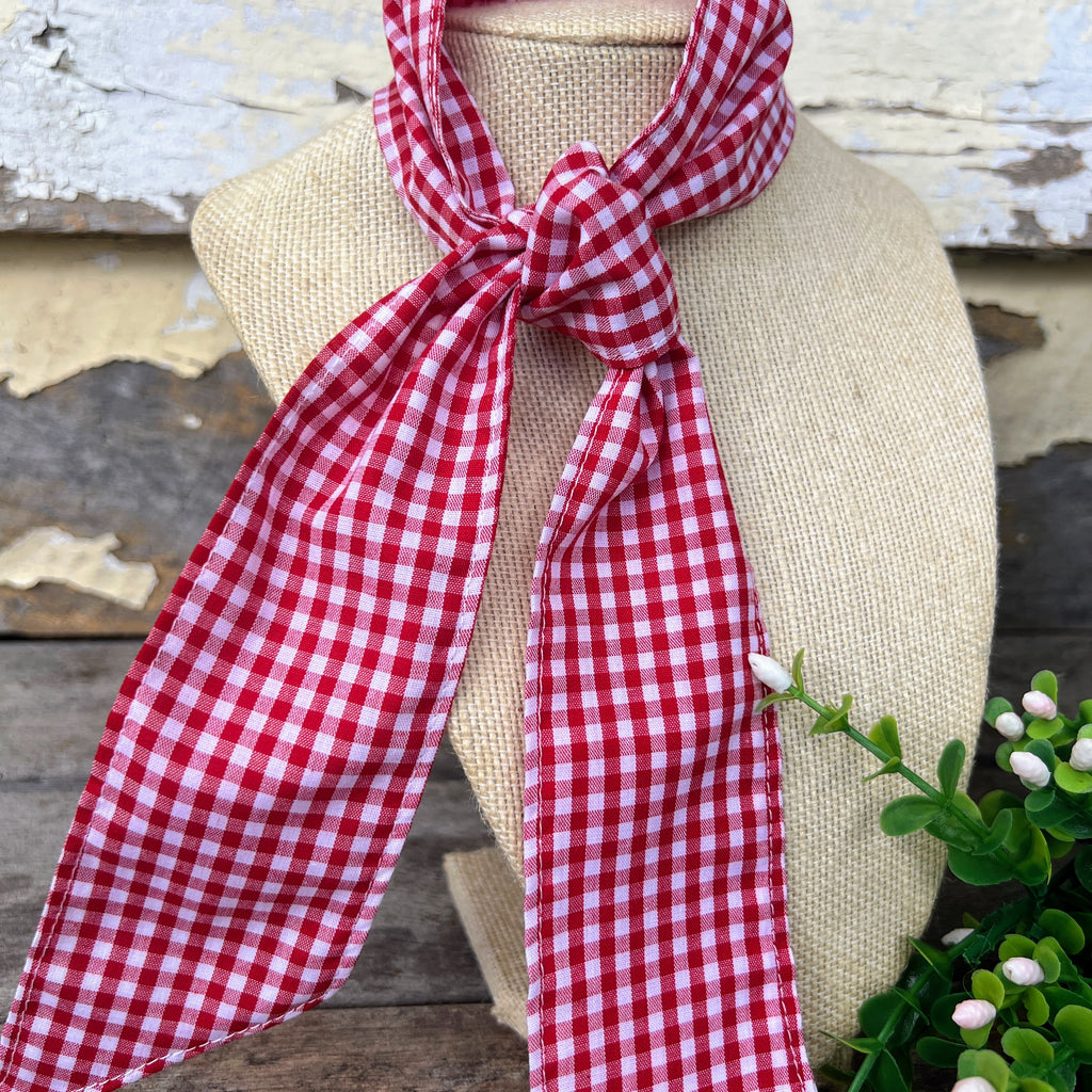 Neck Ties - Queen of Hearts/Red Gingham