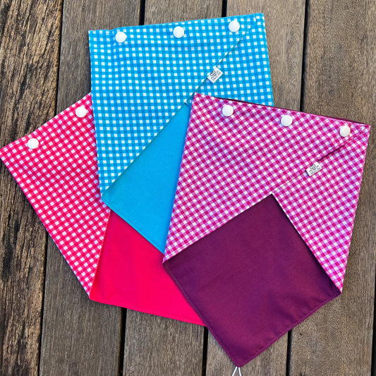 Gingham Neck Scarves