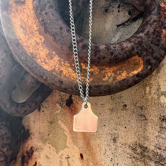 Cattle Tag Necklace