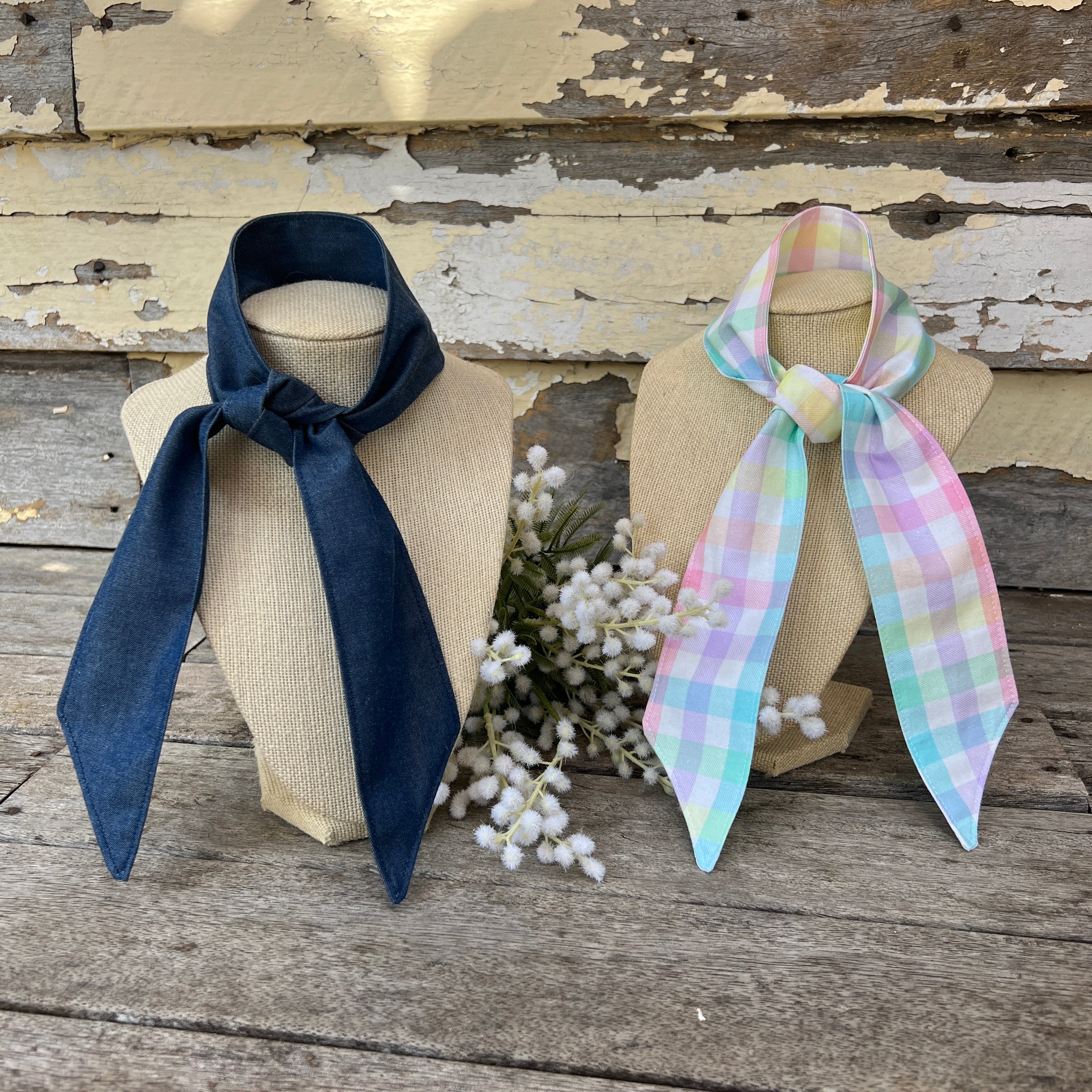 Neck Ties - Denim Darlin'/Perfectly Pastel