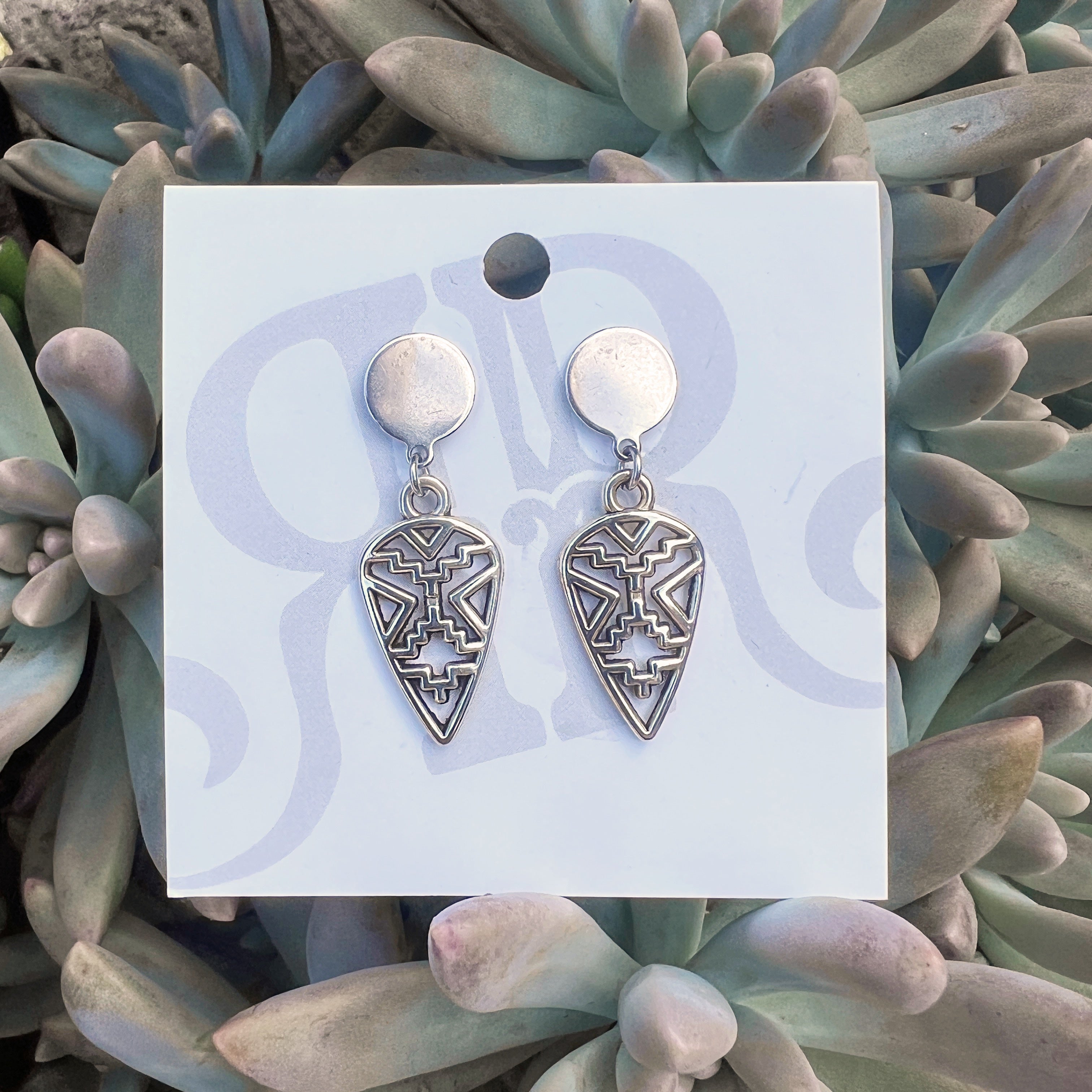 Geo Dangle Earrings