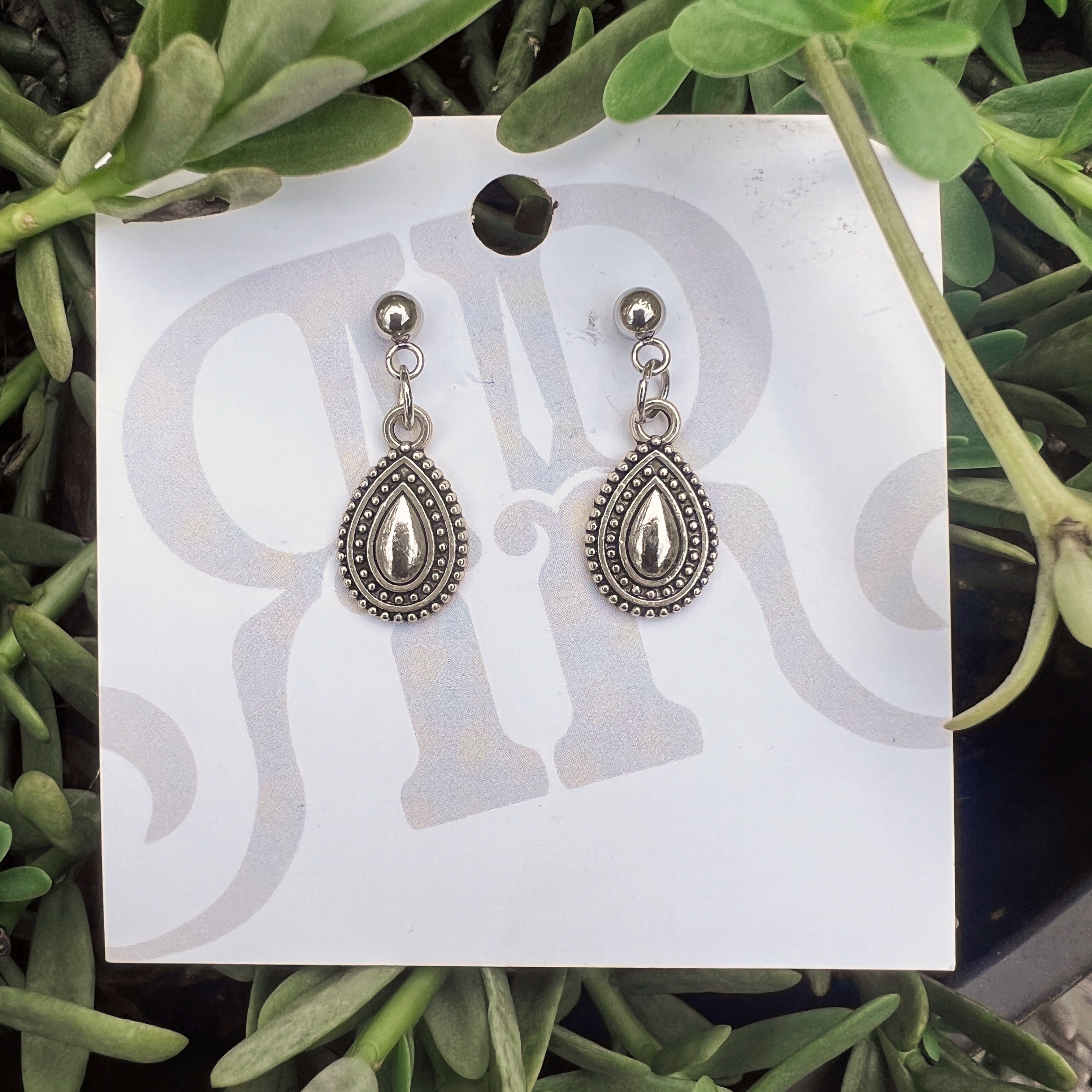 Tiny Teardrop Earrings