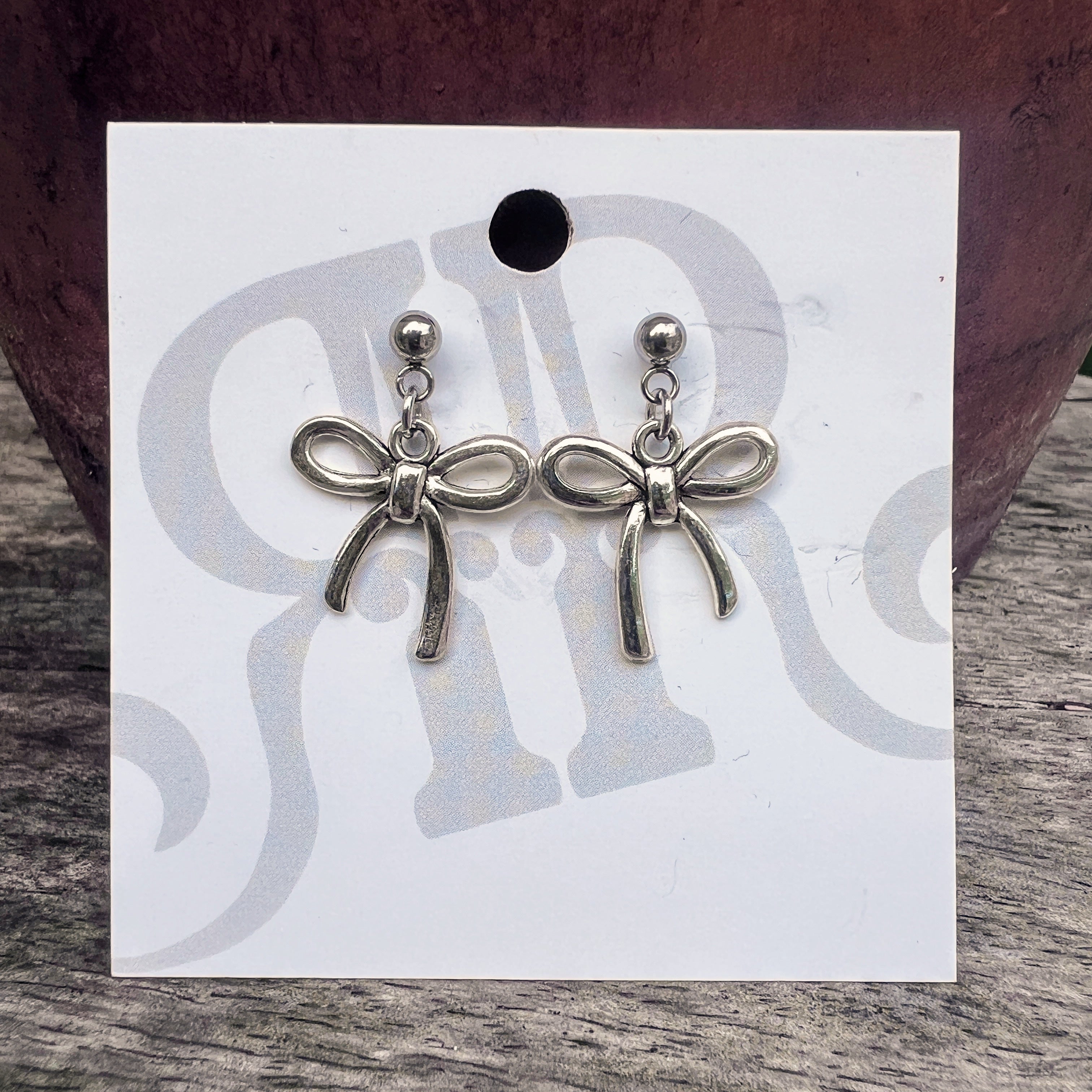 Bow Drop Earrings