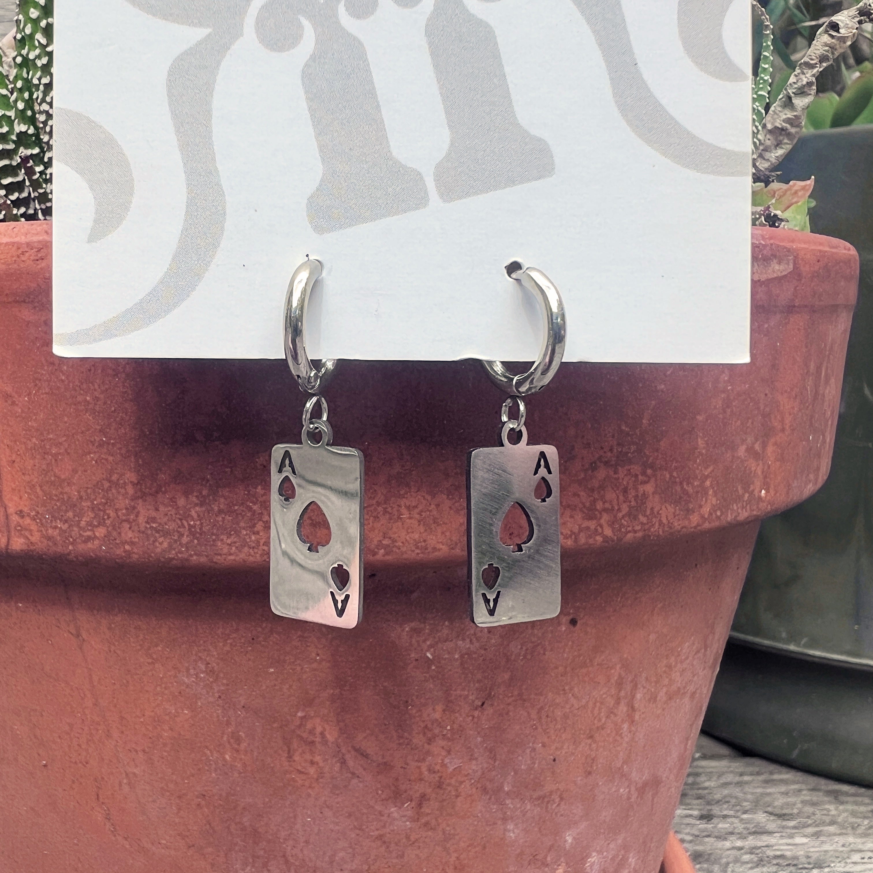 Ace of Hearts Earrings