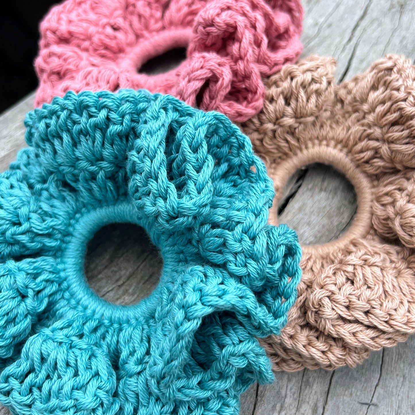 Luxe Crochet Scrunchie