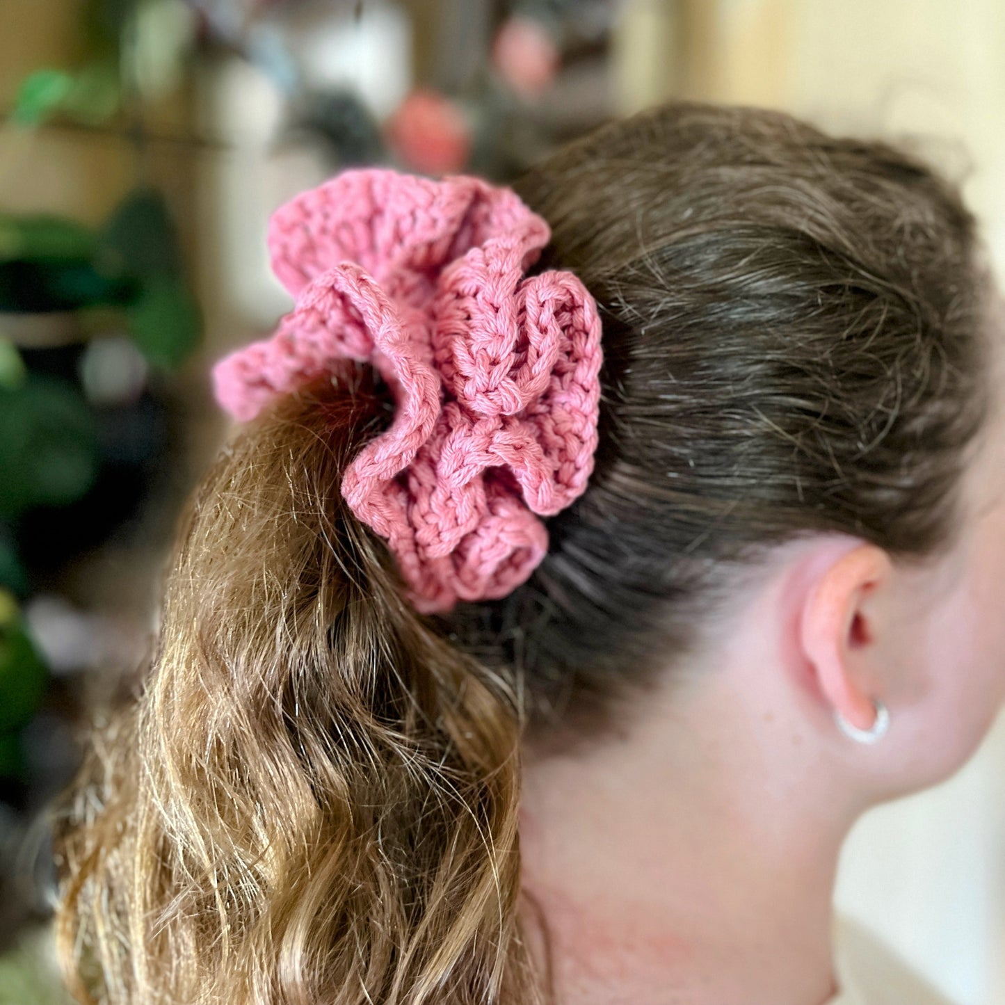 Luxe Crochet Scrunchie