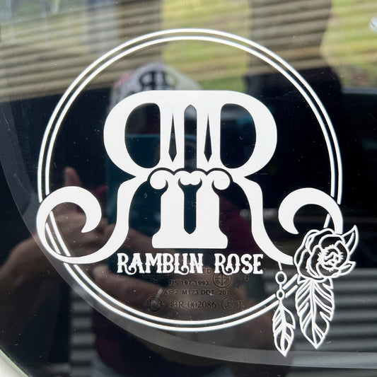 Ramblin’ Rose Decal - Sml